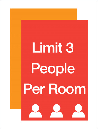 Limit 3 Sign