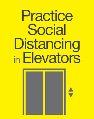 Practice Social Distancing Sign