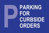 Blue Parking Sign