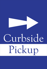 Curbside Blue Sign