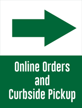 Curbside Right Sign